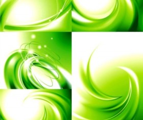 Bright green tourism background vector