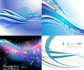 Dynamic lines gorgeous background vector