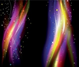 Colorful line star background vector