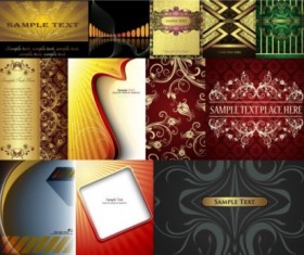 Bright ornate design background vector