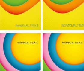 colorful graphics round background vector