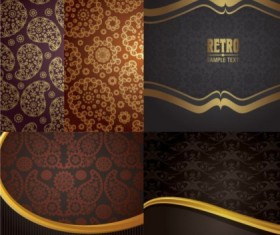 Luxury special design background vector material