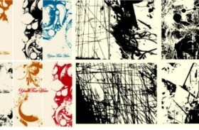 Clutter background vector material