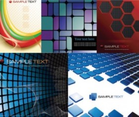 Dynamic business background vector