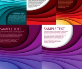 Layered effect Background vector design