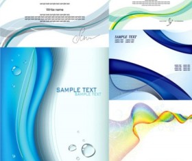 Dynamic lines elements background vector graphics