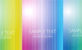 Refreshing colorful striped background vector