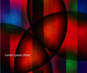 Colorful circular background art vector