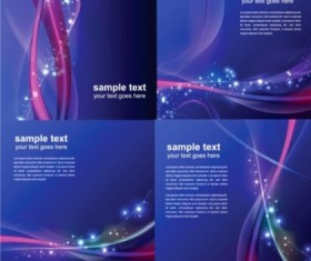 Blue Shiny lines background vectors