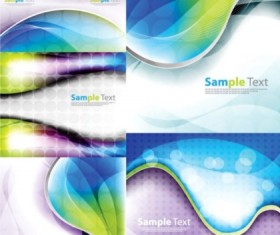 Dynamic dream wave background vector