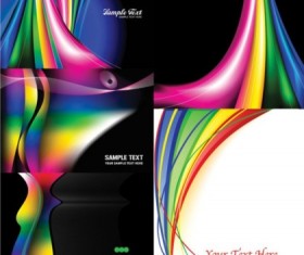 Colorful dynamic background vectors