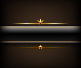 Crown Ornamental Backgrounds vector