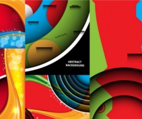 3D Abstract background vector