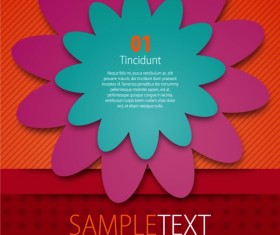 Paper cut Background set vector