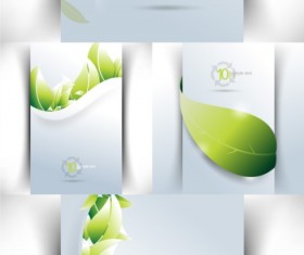 Bright green decorative background vector