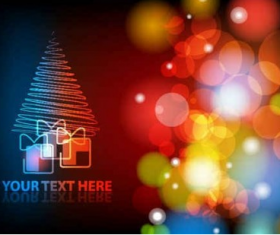 Gorgeous Christmas background art vector