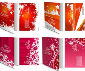 beautiful christmas cover vector