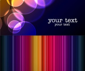 Colorful fantasy backgrounds art vector