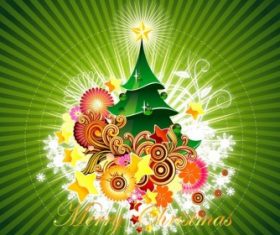 Christmas Card Vector vector