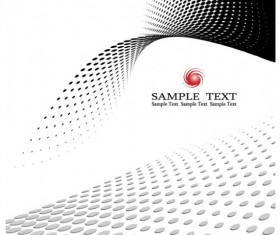 Simple black and white art background vector