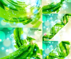 Green modern abstract background vector