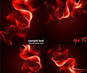 Dynamic flame background vectors