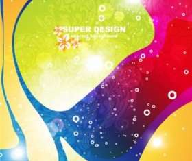 Abstract background colorful vector