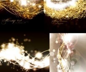 bright starry background vector