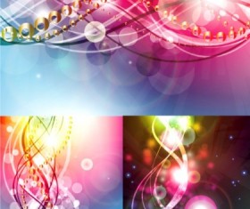 Colorful starry background vectors