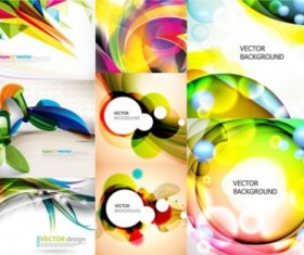 Colorful graphics background vectors material