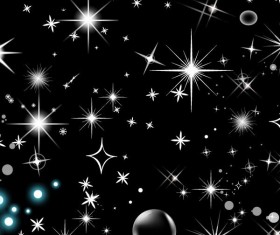 Starlight elements background vector 02