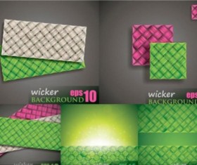 Wicker background Illustration vectors