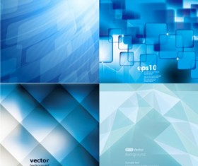 Blue modern art background vectors