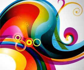 Fashion color background set vector