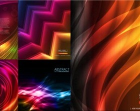 Color light effect background vector