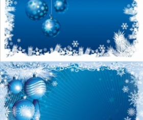 blue christmas background shiny vectors