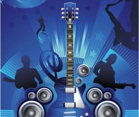 Music party background creative vectors