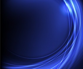 Blue arc curve background vector