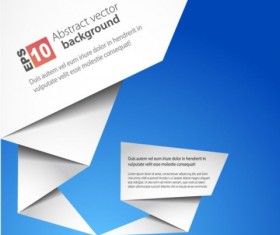 Creative Origami background vector