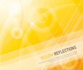 Brilliant yellow halo background vector