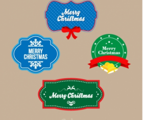 Christmas stickers Free  vector graphics