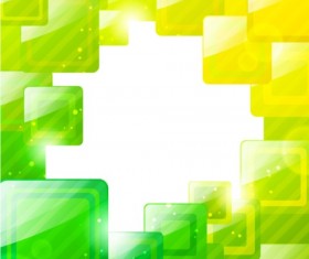 Colorful box background vector set