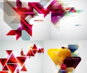 Creative geometric background vector