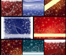 snowflake christmas background  vector
