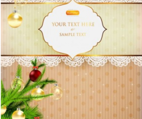 christmas lights bright background  04 vector