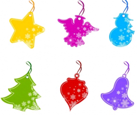 Christmas Price Tag  vector graphics