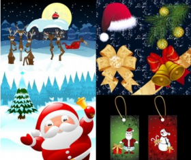 christmas ornaments  vector