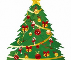 Christmas Tree Vector Illustration 3 vector