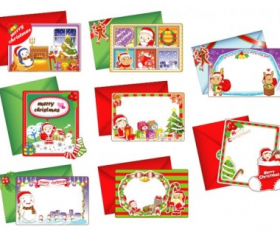 lovely christmas card  vector