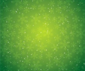 Elements green christmas snowflake background vector graphics